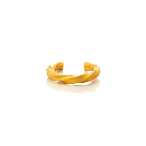 24Kt Gold Bullion Twist Ring 0.25oz