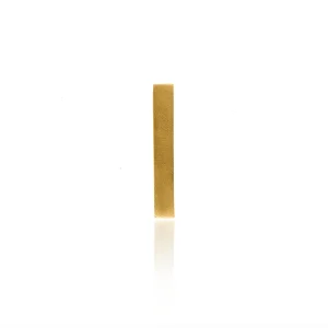 24Kt Gold Narrow Pillar Pendant