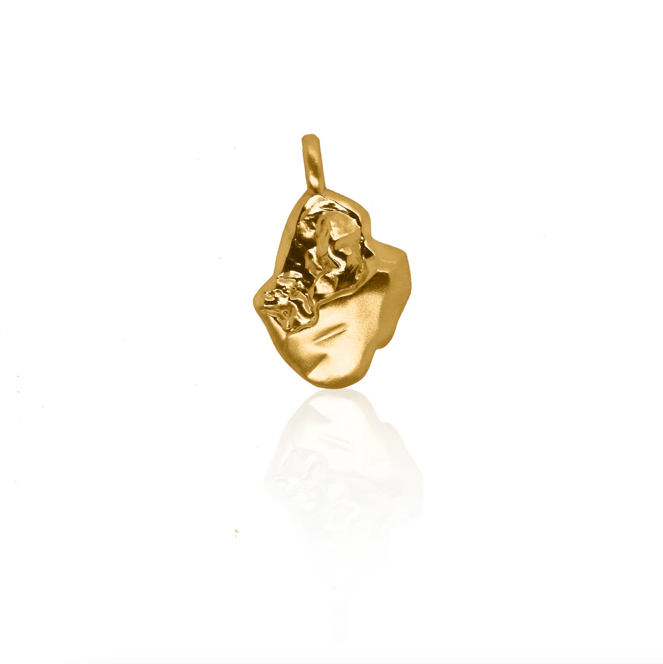 24Kt Gold Nugget Pendant