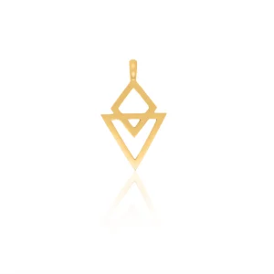 24Kt Gold Targeted Arrow Pendant